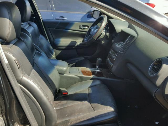 1N4AA5AP2AC846114 - 2010 NISSAN MAXIMA S BLACK photo 5