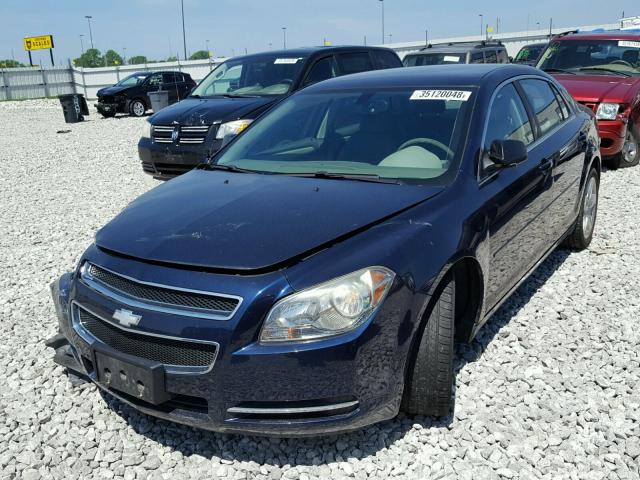 1G1ZG57B89F207410 - 2009 CHEVROLET MALIBU LS BLUE photo 2