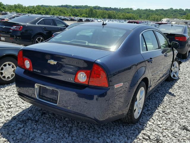 1G1ZG57B89F207410 - 2009 CHEVROLET MALIBU LS BLUE photo 4