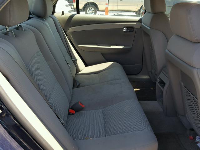 1G1ZG57B89F207410 - 2009 CHEVROLET MALIBU LS BLUE photo 6