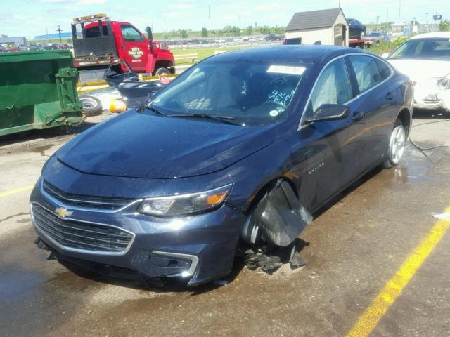 1G1ZB5STXGF309352 - 2016 CHEVROLET MALIBU LS Көк фото 2
