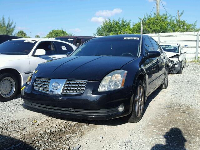 1N4BA41E75C851537 - 2005 NISSAN MAXIMA SE BLACK photo 2