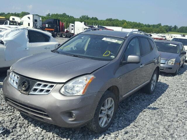 JN8AS5MV0CW359453 - 2012 NISSAN ROGUE S GRAY photo 2