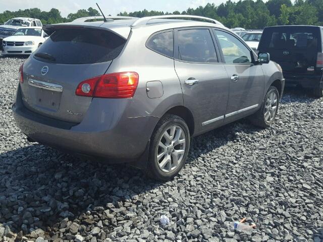 JN8AS5MV0CW359453 - 2012 NISSAN ROGUE S GRAY photo 4