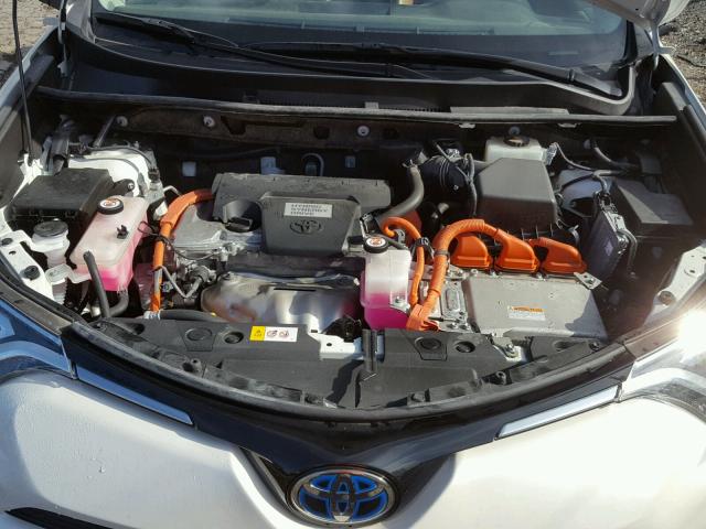 JTMDJREV4GD052127 - 2016 TOYOTA RAV4 HV LI WHITE photo 7