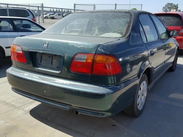2HGEJ6611YH508265 - 2000 HONDA CIVIC BASE GREEN photo 4