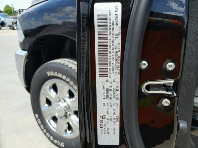 3C6UR5DL4GG362760 - 2016 RAM 2500 SLT 黑色 照片 10