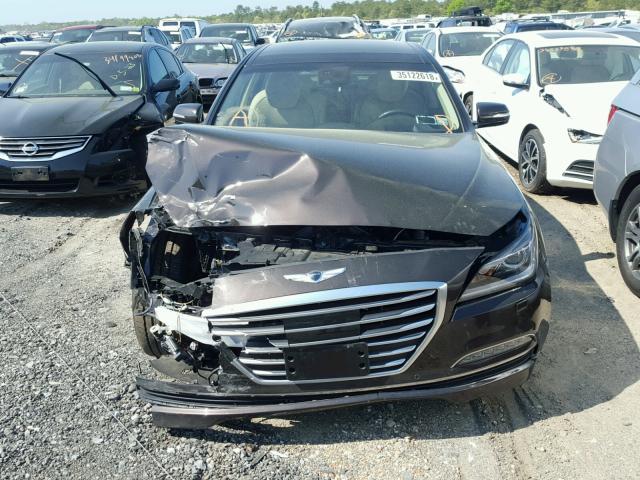 KMHGN4JE2HU212285 - 2017 GENESIS G80 BASE BLACK photo 9