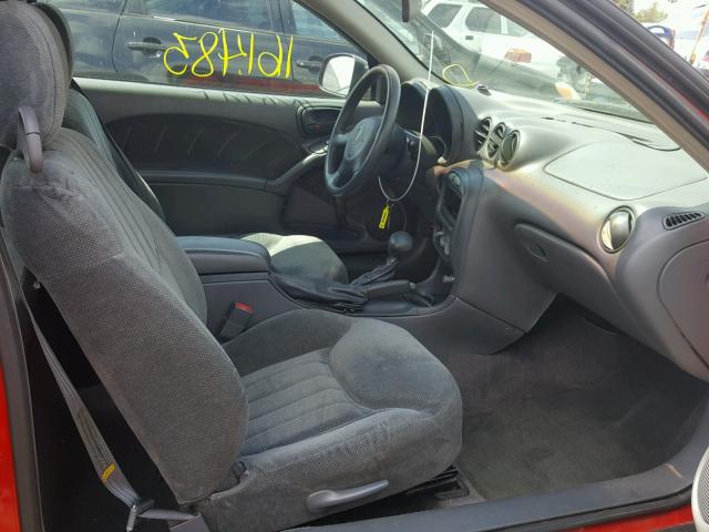 1G2NE12T7XM738048 - 1999 PONTIAC GRAND AM S RED photo 5