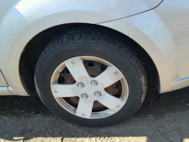 KL1TD56667B127030 - 2007 CHEVROLET AVEO BASE Argent photo 9