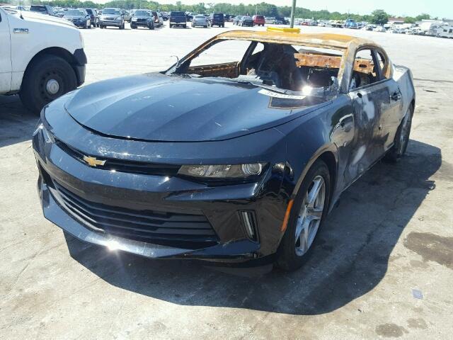 1G1FB1RX5H0187296 - 2017 CHEVROLET CAMARO BLACK photo 2