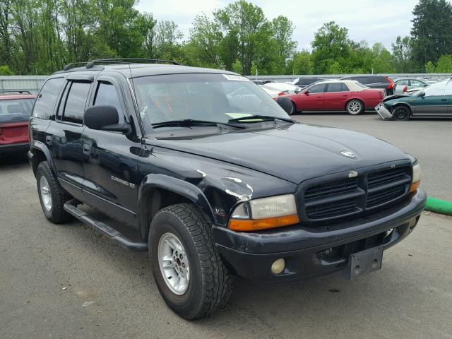 1B4HS28Z2YF180986 - 2000 DODGE DURANGO BLACK photo 1