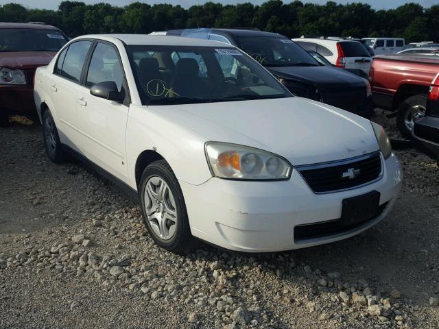 1G1ZS58N37F291799 - 2007 CHEVROLET MALIBU LS WHITE photo 1