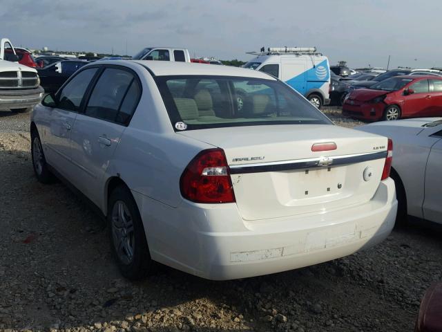 1G1ZS58N37F291799 - 2007 CHEVROLET MALIBU LS WHITE photo 3
