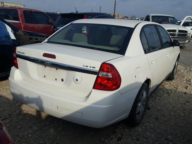 1G1ZS58N37F291799 - 2007 CHEVROLET MALIBU LS WHITE photo 4