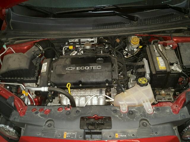 1G1JA5SH4C4230275 - 2012 CHEVROLET SONIC LS 栗色 照片 7