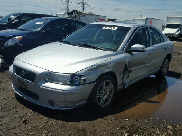 YV1RS592682681973 - 2008 VOLVO S60 2.5T SILVER photo 2