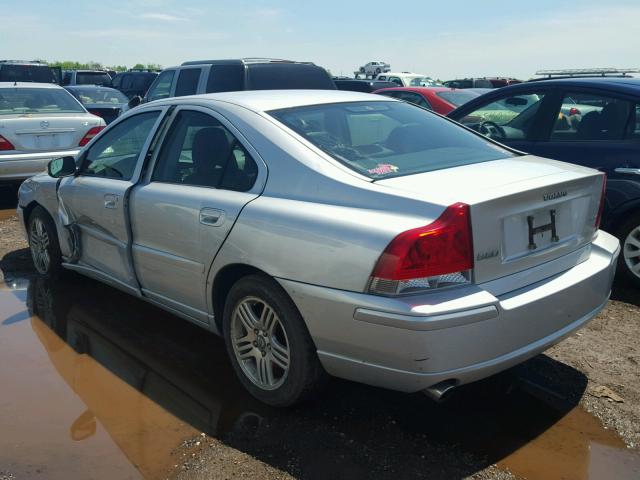 YV1RS592682681973 - 2008 VOLVO S60 2.5T SILVER photo 3