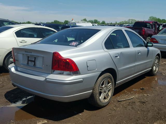 YV1RS592682681973 - 2008 VOLVO S60 2.5T SILVER photo 4