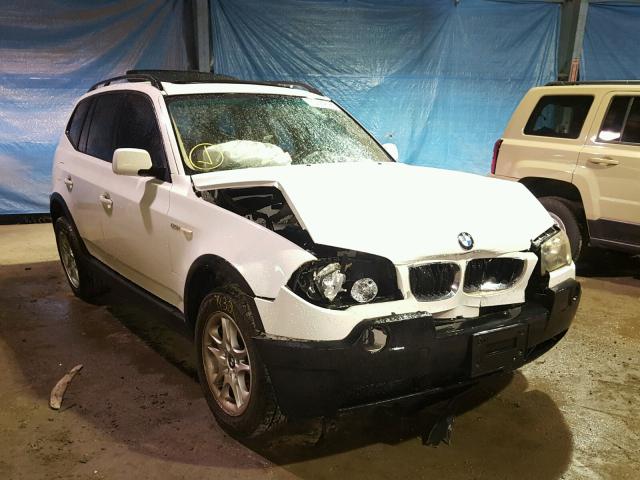 WBXPA73404WC43352 - 2004 BMW X3 2.5I WHITE photo 1