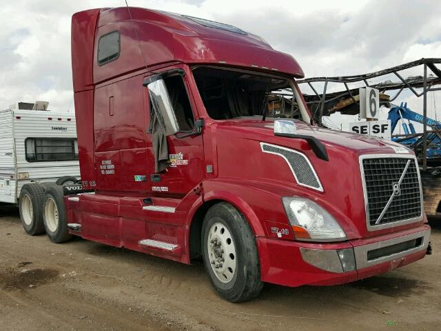 4V4NC9EJ5GN955378 - 2016 VOLVO VN RED photo 1