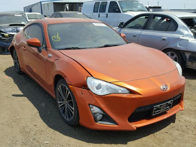 JF1ZNAA19D1731618 - 2013 TOYOTA SCION FR-S ORANGE photo 1