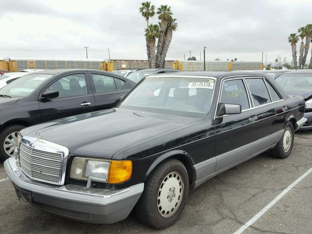 WDBCA35D9HA329307 - 1987 MERCEDES-BENZ 420 SEL BLACK photo 2