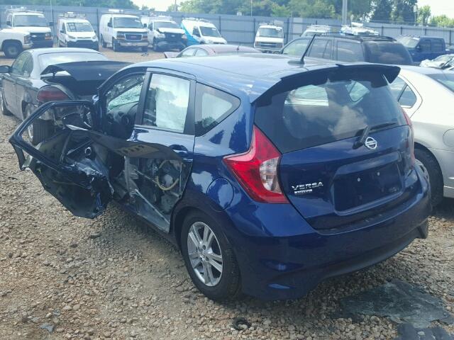 3N1CE2CP8HL352652 - 2017 NISSAN VERSA NOTE BLUE photo 3