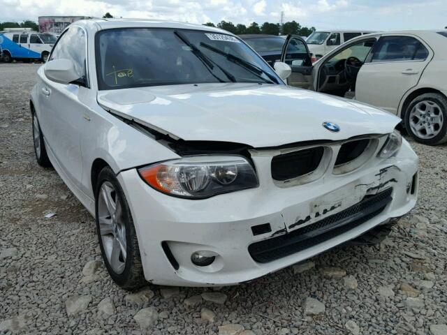 WBAUP7C55DVP24804 - 2013 BMW 128 I WHITE photo 1