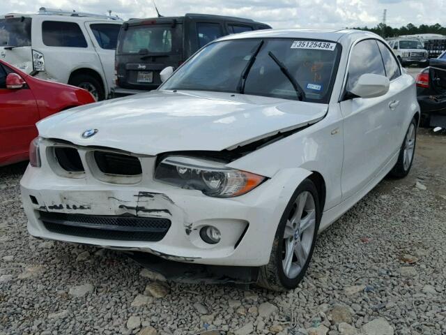 WBAUP7C55DVP24804 - 2013 BMW 128 I WHITE photo 2