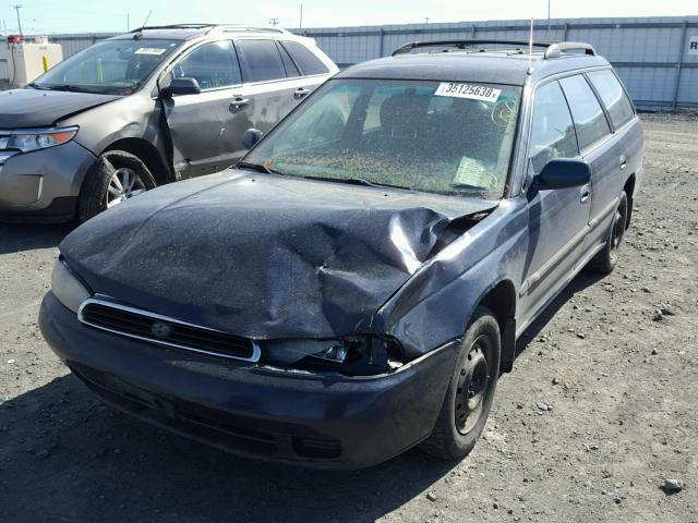 4S3BK6358S7333599 - 1995 SUBARU LEGACY L/O BLUE photo 2