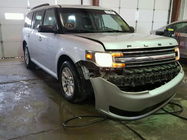 2FMGK5B88DBD19767 - 2013 FORD FLEX SE SILVER photo 1