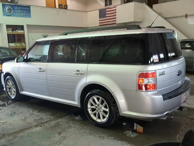 2FMGK5B88DBD19767 - 2013 FORD FLEX SE SILVER photo 3