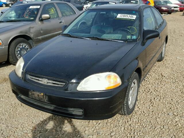 1HGEJ8247VL002076 - 1997 HONDA CIVIC EX 黑色 照片 2