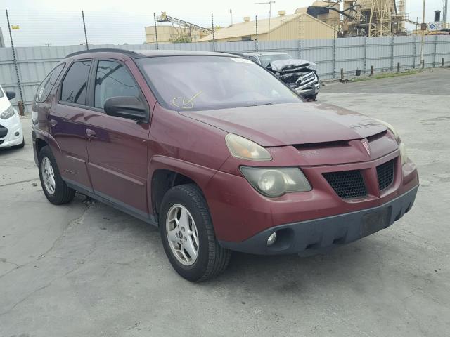 3G7DB03EX3S598810 - 2003 PONTIAC AZTEK BURGUNDY photo 1