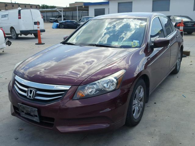 1HGCP2F4XBA096653 - 2011 HONDA ACCORD LXP RED photo 2