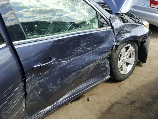 1G11B5SAXDF252853 - 2013 CHEVROLET MALIBU LS ნაცრისფერი ფოტო 9