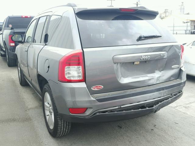 1J4NT1FA4BD194881 - 2011 JEEP COMPASS SP GRAY photo 3