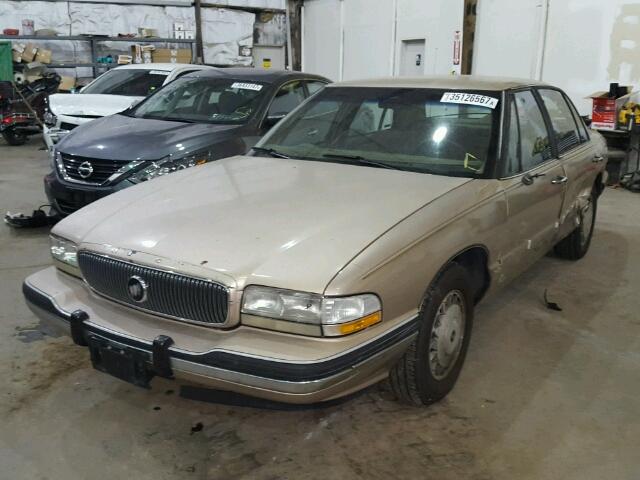 1G4HP52L7SH407235 - 1995 BUICK LESABRE BEIGE photo 2