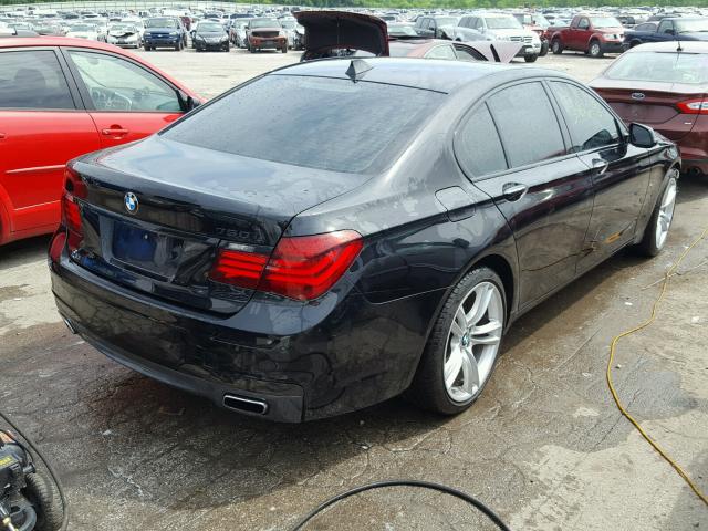 WBAYB6C5XFD965700 - 2015 BMW 750 XI BLACK photo 4