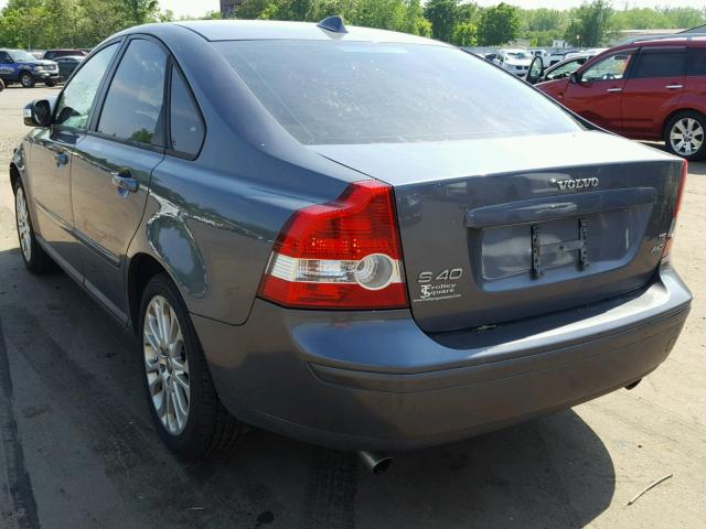 YV1MH682X72286385 - 2007 VOLVO S40 T5 GRAY photo 3