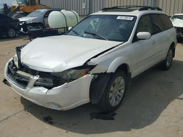 4S4BP66C797339430 - 2009 SUBARU OUTBACK 2. WHITE photo 2