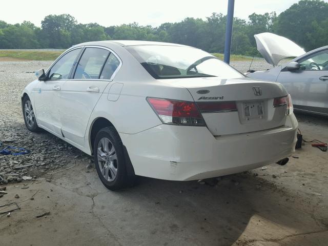 1HGCP2F46BA022288 - 2011 HONDA ACCORD LXP WHITE photo 3