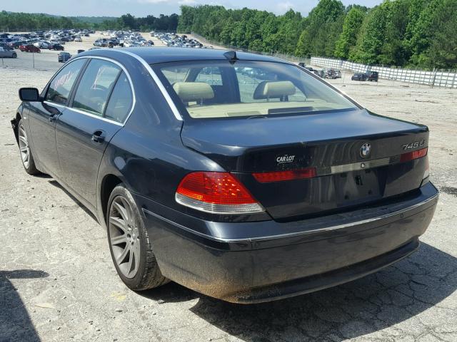 WBAGN63483DR15691 - 2003 BMW 745 LI Қара фото 3