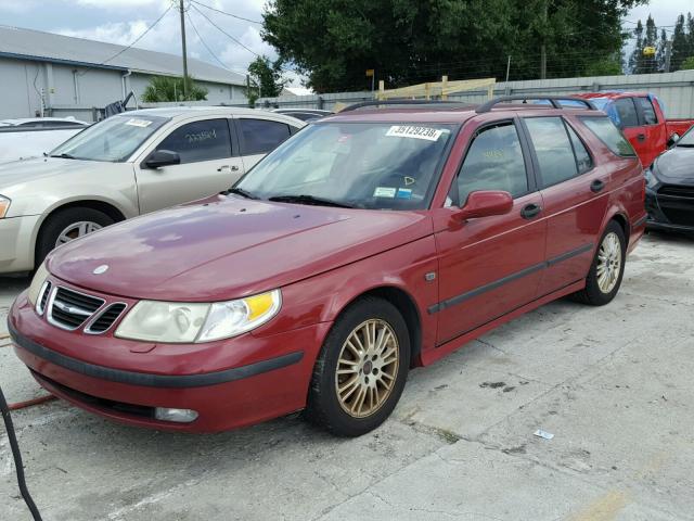 YS3ED59A753524750 - 2005 SAAB 9-5 ARC BURGUNDY photo 2