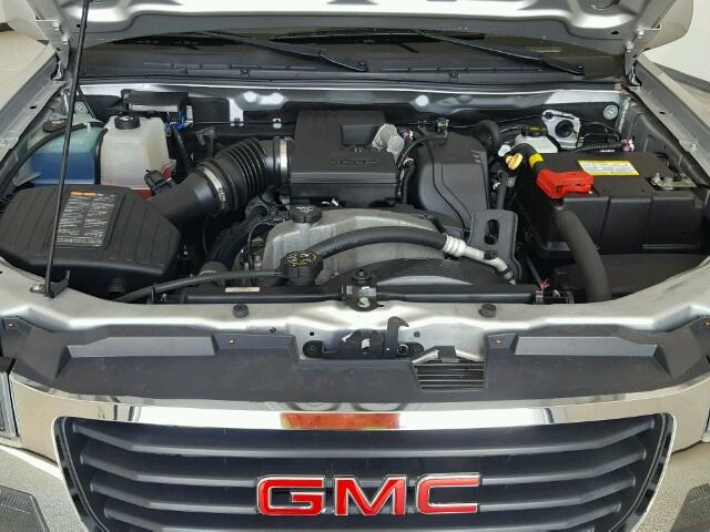 1GTD5MFE1C8105553 - 2012 GMC CANYON SLE SILVER photo 7