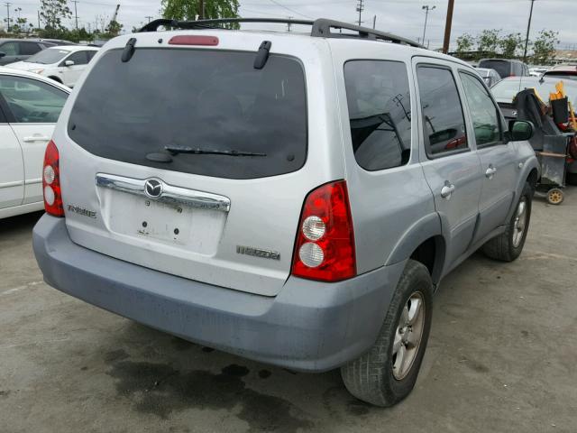 4F2YZ02Z85KM26129 - 2005 MAZDA TRIBUTE I SILVER photo 4