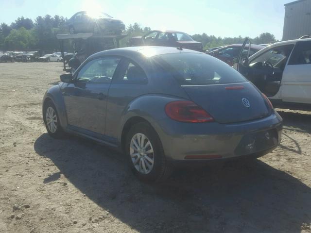 3VWFP7AT3CM616202 - 2012 VOLKSWAGEN BEETLE GRAY photo 3