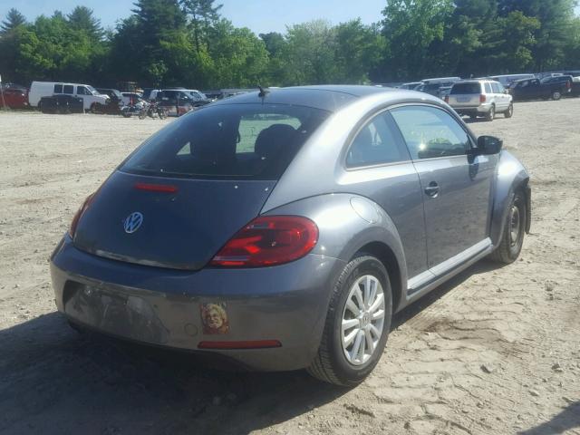 3VWFP7AT3CM616202 - 2012 VOLKSWAGEN BEETLE GRAY photo 4