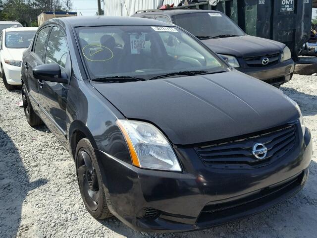 3N1AB6AP9CL771600 - 2012 NISSAN SENTRA BLACK photo 1